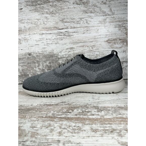 Men\'s Cole Haan 2.ZeroGrand Gray Stitchlite Wingtip Oxfords Sz 12M EUC! main image 5